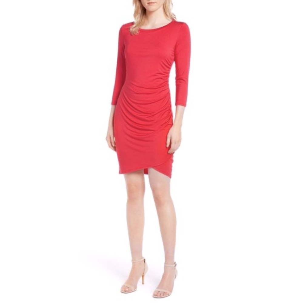 Gibson Side Ruched Bodycon Dress